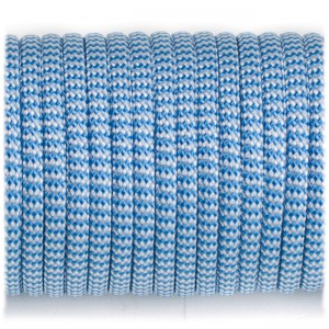 Paracord Type III 550, blue white wave #131