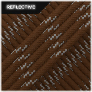 Paracord reflective, Chocolate #r3178