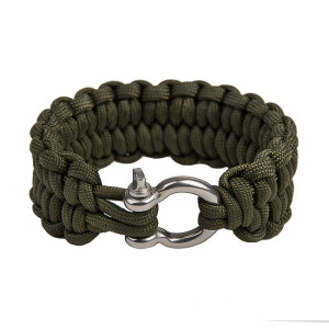 Quick unravel bracelet Loops, Army green ()